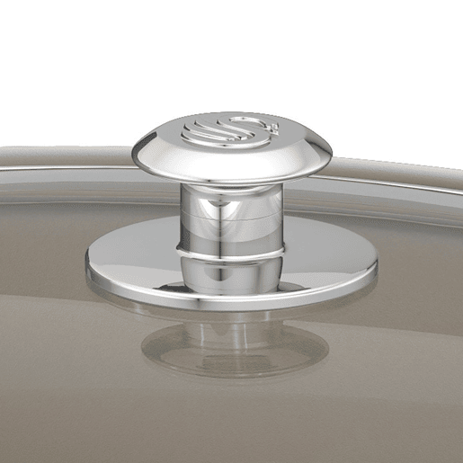 SWAN SF17031GRNEU Retro Slow Cooker 6,5L, Panela de Cerâmica Antiaderente sem PFOA e PTFE, 320, Cinza