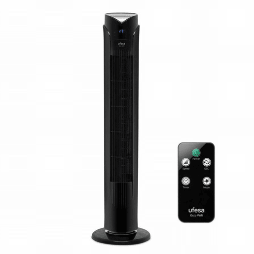 Ventilador Torre UFESA OSLO Preto 45 W