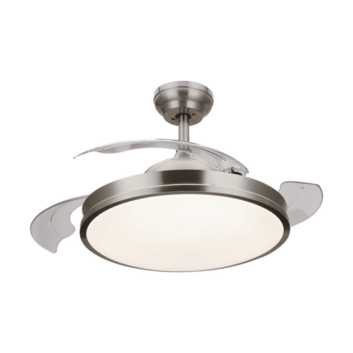 Ventilador de Teto com Luz Philips Atlas Nikel 450 lm 28 W Ventilador de Teto com Luz Philips Atlas Nikel 450 lm 28 W
