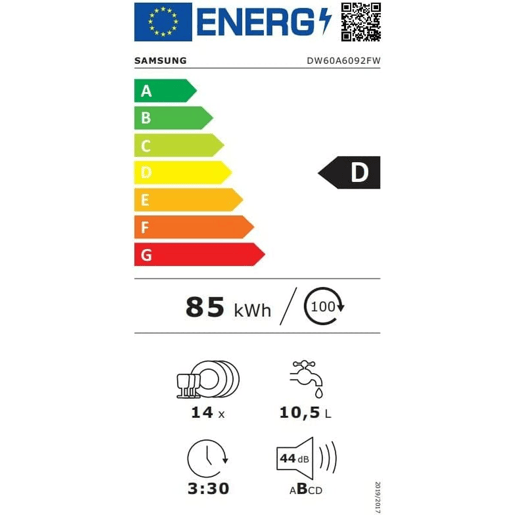 Lava-louça Samsung DW60A6092FW 60 cm