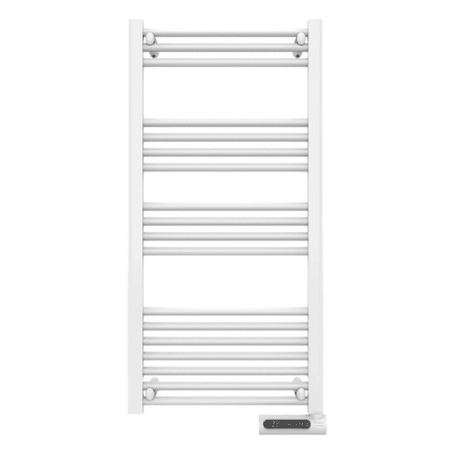 Cecotec Toalheiro elétrico com 750 W, ecrã LED, controlo tátil, programador semanal, 3 modos, temperatura selecionável e máxima segurança com IP24. Cecotec Toalheiro elétrico com 750 W, ecrã LED, controlo tátil, programador semanal, 3 modos, temperatura selecionável e máxima segurança com IP24.