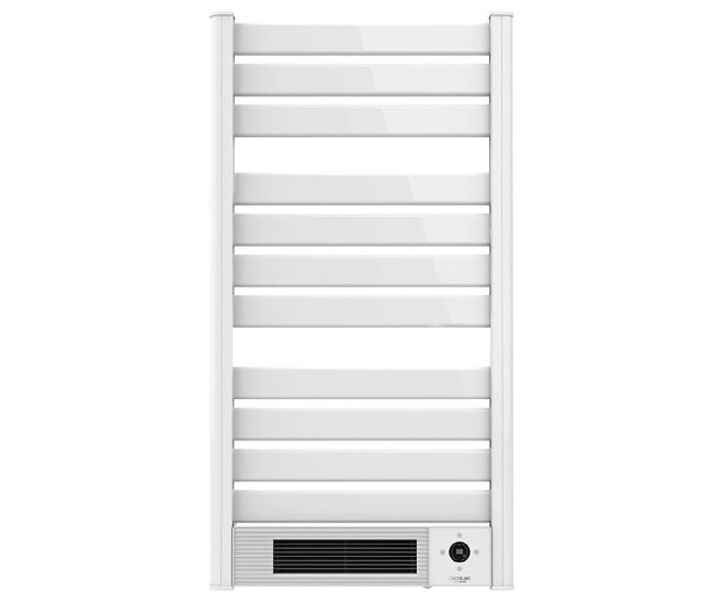 Cecotec radiador toallero eléctrico bajo consumo ready warm 9770 ceramic towel white. calefactor cerámico incorporado, 2000 w
