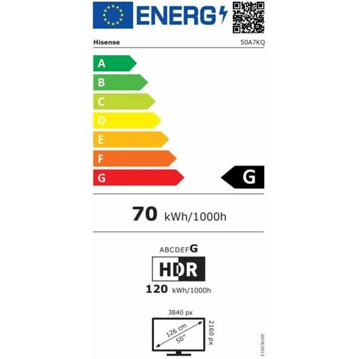 Smart TV Hisense 50A7KQ 50 4K Ultra HD QLED