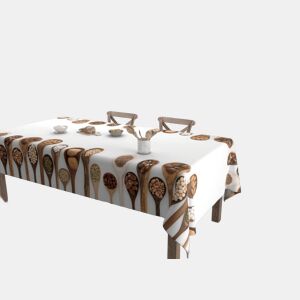 Toalha de mesa antimanchas NUTS 150x250cm