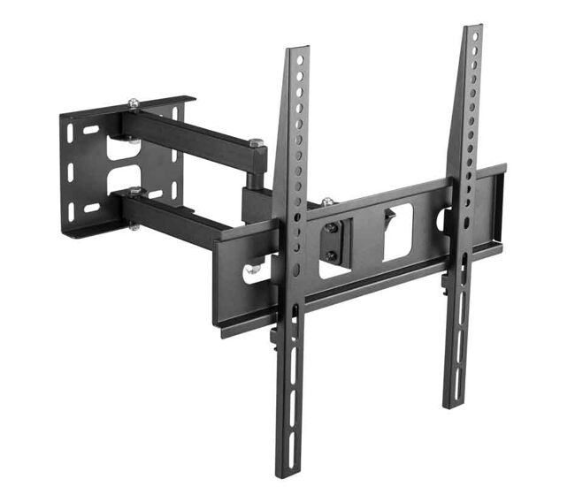 Soporte tv pared inclinable/orientable/desplegable kaorka 42 a 55" negro