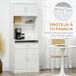 Alacena de Cocina HOMCOM, deportes y ocio - fitness 70 Alacena de Cocina HOMCOM, deportes y ocio - fitness 70 Blanco