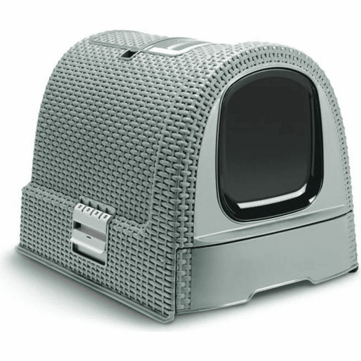Caixa de Areia para Gatos Curver 51 x 38,5 x 39,5 cm Cinzento