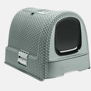 Caixa de Areia para Gatos Curver 51 x 38,5 x 39,5 cm Cinzento