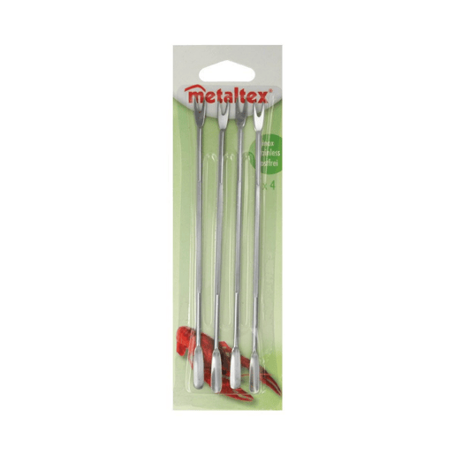 Espetos para Marisco Metaltex Aço inoxidável 18 cm 4 Peças Espetos para Marisco Metaltex Aço inoxidável 18 cm 4 Peças