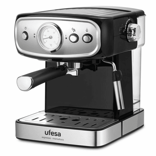Máquina de Café Expresso Manual UFESA CE7244 Prateado Preto 850 W 1,5 L