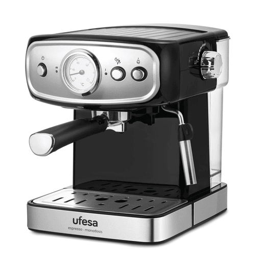 Máquina de Café Expresso Manual UFESA CE7244 Prateado Preto 850 W 1,5 L