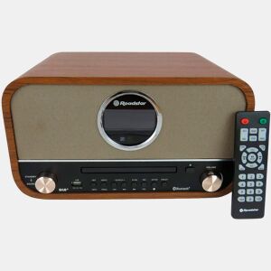 Roadstar HRA1782NDBT Aparelhagem de som Vintage Rádio DAB+FM, Leitor de CD-MP3, Bluetooth, USB, Controle Remoto, , Madeira