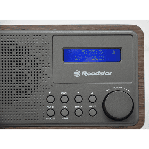 Roadstar HRA-700D+WD Rádio Portátil Vintage Digital DAB DAB+ FM, Alimentação por Rede Bateria Despertador Duplo, , Madeira Roadstar HRA-700D+WD Rádio Portátil Vintage Digital DAB DAB+ FM, Alimentação por Rede Bateria Despertador Duplo, , Madeira
