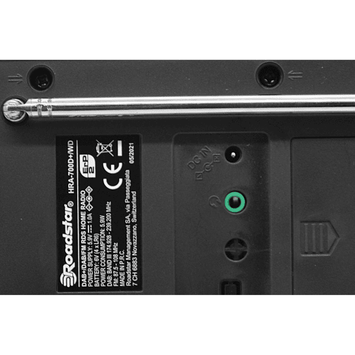 Roadstar HRA-700D+WD Rádio Portátil Vintage Digital DAB DAB+ FM, Alimentação por Rede Bateria Despertador Duplo, , Madeira Roadstar HRA-700D+WD Rádio Portátil Vintage Digital DAB DAB+ FM, Alimentação por Rede Bateria Despertador Duplo, , Madeira