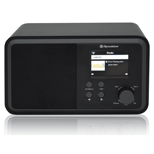 Roadstar IR-390D+BTBK Rádio Wi-Fi Internet Digital DAB DAB+ FM, Bluetooth, USB Controlo Remoto, Relógio de Alarme, , Preto Roadstar IR-390D+BTBK Rádio Wi-Fi Internet Digital DAB DAB+ FM, Bluetooth, USB Controlo Remoto, Relógio de Alarme, , Preto