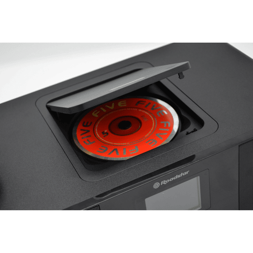 Roadstar IR-540D+BTBK Micro System Rádio Wi-Fi Internet e Digital DAB+ FM, Leitor de CD-MP3, Bluetooth, USB, , Preto