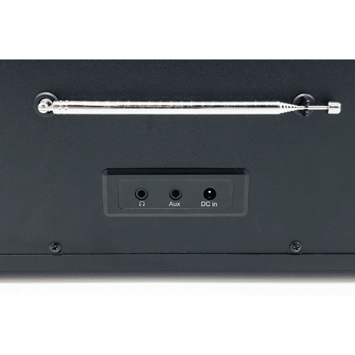 Roadstar IR-540D+BTBK Micro System Rádio Wi-Fi Internet e Digital DAB+ FM, Leitor de CD-MP3, Bluetooth, USB, , Preto