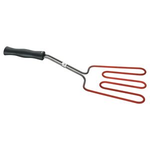 Clatronic EGA 3404 Aquecedor de Brasas Elétrico para Barbecue Emissão Mínima de Fumo, Preparado para Carvão Vegetal, 800, Prata