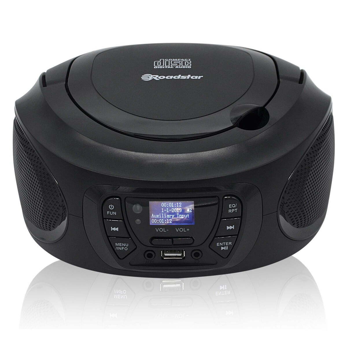 Radio CD Roadstar CDR-375D+/BK