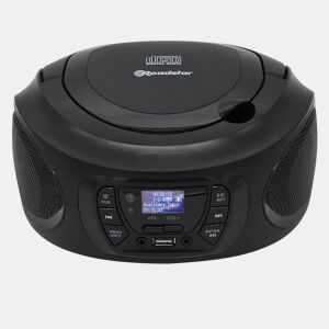 Roadstar CDR-375D+BK Rádio CD Player Portátil DAB DAB+ FM, Leitor de CD-MP3, USB, Stereo, Controlo Remoto, AUX-IN, , Preto