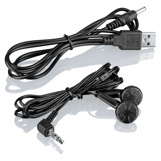Roadstar PCD-498NMPBK Discman Leitor CD-MP3  WMA Portátil com Auriculares Incluído, Função Anti-Choque, Cabo USB, , Preto