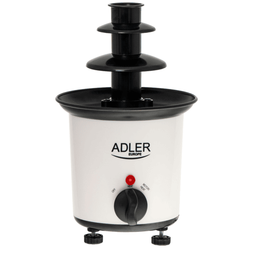 Adler AD4487 Fonte de Chocolate, Aço Inoxidável, Capacidade de 200ml,Temperatura máxima 80°C, 30, Branco