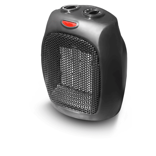 Adler AD 7702 Aquecedor Termoventilador Cerâmico Portátil PTC, 2 Níveis de Potência, Termóstato, Ar Frio  Quente, 1500, Preto
