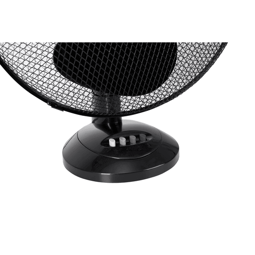 Mesko MS 7308 Ventilador de Mesa Oscilante Portátil de 23 cm, Tiltable, 2 Velocidades, Função de Bloqueio de Oscilação, 45, Preto