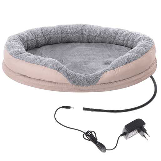 Camry CR7431 Cama Eléctrica Aquecida de Cão e Gato 76 x 58cm, Aquecimento para Animais de Estimação, 18 , MarroM