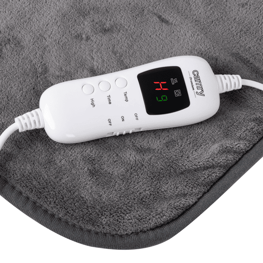Camry CR7434 Cobertor Eléctrico 160 x 180cm 7 Níveis de Temperatura, Temporizador 1-9 horas, 120, Cinza Camry CR7434 Cobertor Eléctrico 160 x 180cm 7 Níveis de Temperatura, Temporizador 1-9 horas, 120, Cinza