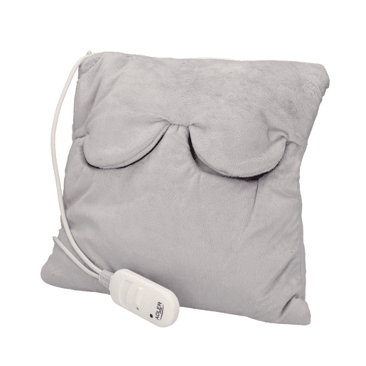 Adler AD 7403 Almofada Térmica 38 x 38cm, 3 Temperaturas, Capa protectora Removível e Lavável, 80 , Cinza branco