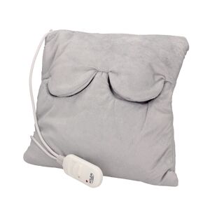 Adler AD 7403 Almofada Térmica 38 x 38cm, 3 Temperaturas, Capa protectora Removível e Lavável, 80 , Cinza branco