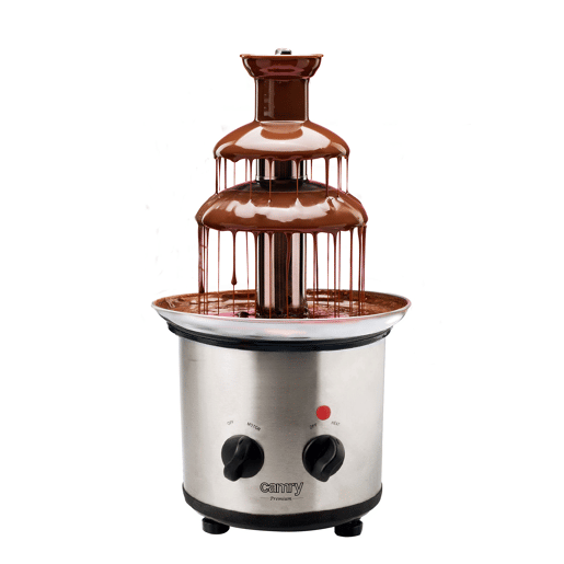 Camry CR4488 Fonte de Chocolate, Aço Inoxidável, Capacidade de 650ml,Temperatura máxima 60°C, 320, Prata