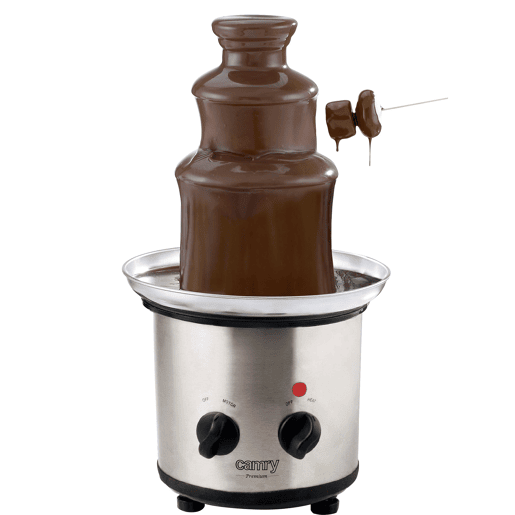 Camry CR4488 Fonte de Chocolate, Aço Inoxidável, Capacidade de 650ml,Temperatura máxima 60°C, 320, Prata