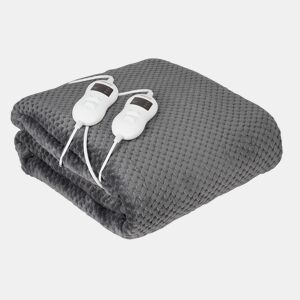 Camry CR 7417 Aquecedor de Camas 150 x 160cm, 8 Níveis de Temperatura, Temporizador, 120, Cinza