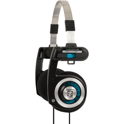 KOSS Porta Pro Classic Auscultadores com Banda de Cabeça, Graves Profundos, Qualidade e Conforto, , Preto