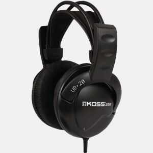 KOSS UR20 Auscultadores com Fio, DJ Auriculares de Faixa, Fechado, Headphones Over Ear, , Preto