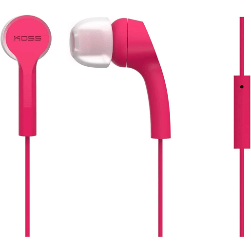 KOSS KEB9i Auscultadores com Fio e Microfone, Intra-Auriculares, Earphones In Ear Leves, , Cor de rosa