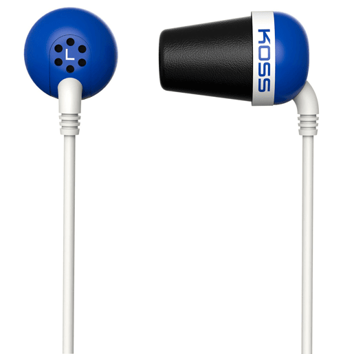 KOSS Plug B Classic Auscultadores com Fio, Intra-Auriculares, Earphones In Ear Leves, , Azul