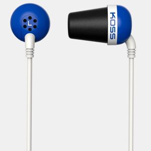 KOSS Plug B Classic Auscultadores com Fio, Intra-Auriculares, Earphones In Ear Leves, , Azul
