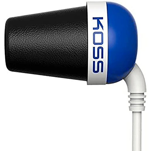 KOSS Plug B Classic Auscultadores com Fio, Intra-Auriculares, Earphones In Ear Leves, , Azul