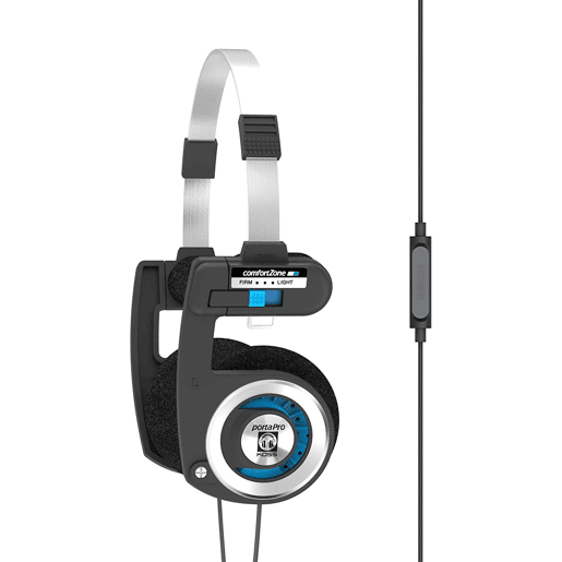 KOSS Koss Porta Pro Auriculares com Fio On Ear, Microfone para Chamadas em Mãos Livres, Auscultadores com Fita para a Cabeça, , Preto