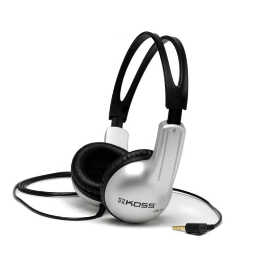 KOSS UR10 Auscultadores com Fio, Auriculares de Faixa, Fechado, Headphones On Ear, , Preto  cinza