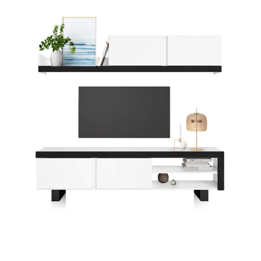 Axis UP 180 Lounge Branco - Cinza 180 x 49 x 40 cm