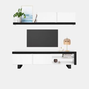 Axis UP 180 Lounge Branco - Cinza 180 x 49 x 40 cm