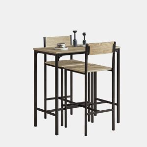 Conjunto de mesa alta e 2 bancos OGT03-N SoBuy