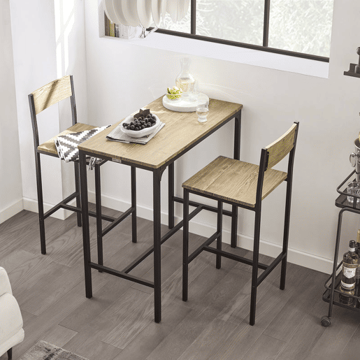 Conjunto de mesa alta e 2 bancos OGT03-N SoBuy