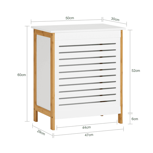 Cesto de roupa suja FSS66-WN SoBuy