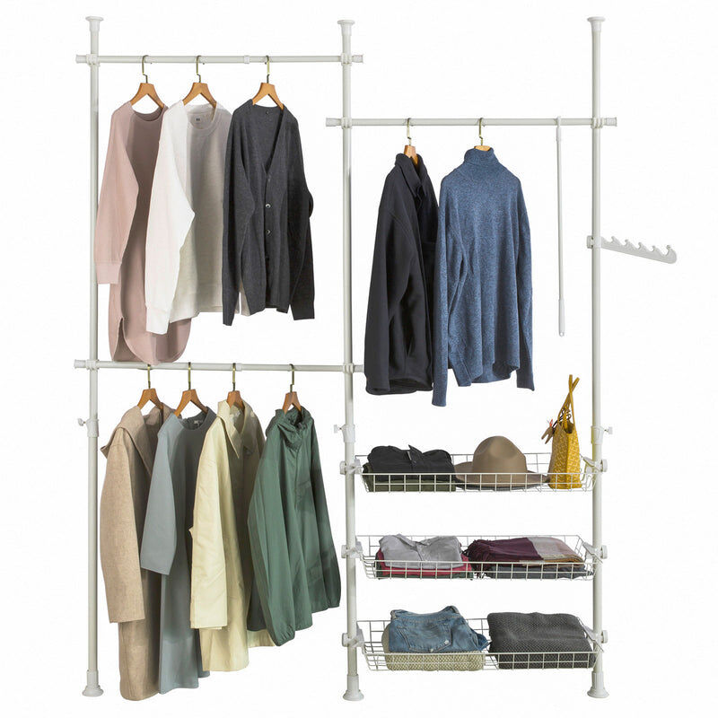 Set de Dos Cestas de Alambre de Metal FRG34-P02 SoBuy