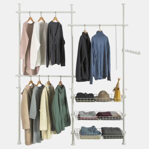 Conjunto de dois cestos de metal FRG34-P02 SoBuy